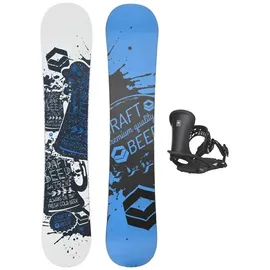 FTWO Set Snowboard TNT Blau 143cm mit Pipe Bindung M Sale