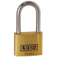 kasp Vorhängeschloss 40mm gleichschließend Goldgelb Schlüsselschloss