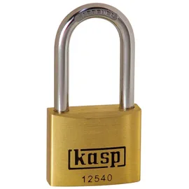 kasp Vorhängeschloss 40mm gleichschließend Goldgelb Schlüsselschloss