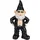 Brubaker Gartenzwerg Cooler Biker 24 cm Schwarz
