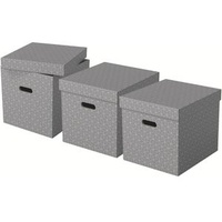 Esselte Home Aufbewahrungsboxen 33,0 l grau 32,0 x 36,5 x 31,5 cm