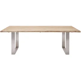 Niehoff Solid Profilkufe Edelstahl - 220 x 95 cm