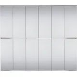 INOSIGN Garderoben-Set »Malcesine«, (3 St.), Mehrzweckschrank-Set mit Spiegelfront aus 3 Schränken mit Breite 74 cm,