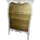Casa Padrino Kinderbücherregal Barock 110 x 169 cm Massivholz hochglänzend weiß/gold