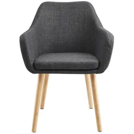 SalesFever Armlehnstuhl dunkelgrau