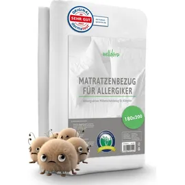 welldora Premium Milbenbezug Matratzen 180 x 200 cm Weiß
