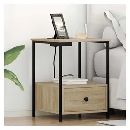 vidaXL Nachtschrank 2 pcs 42 x 41 x 56 cm Beige