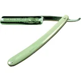 Golddachs Rasiermesser Griffschale Kunstoff weiß