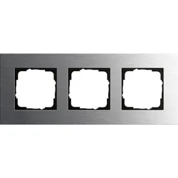 Gira Rahmen 3-fach Edelstahl Metall Esprit 0213219