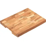 vidaXL Hackblock Holz 1 40 x 30 x 4 cm Braun