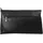 Cluty Abendtasche Leder Schwarz