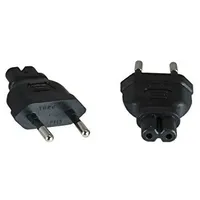 MicroConnect PEEUC7AD Type M C7 Black power plug adapter