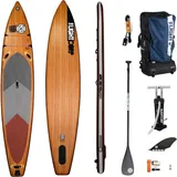 Light Board Corp Light MFT TOURER 14'0 x 32" SUP Board Set wood Gr. Uni