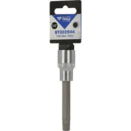 BRILLIANT TOOLS 1/2" Vielzahn-Bit-Stecknuss 100 mm lang