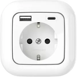 2USB Einbausteckdose 2USB 2U-449368 Weiß