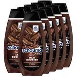 Schauma XTRA Koffein-Shampoo Hair Booster (10x 400 ml), Haarshampoo hilft Haarausfall vorzubeugen, Shampoo mit Koffein aktiviert die Haarwurzel bei kraftlosem & dünnem Haar