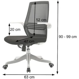 SIHOO Moderner ergonomischer Bürostuhl Schwarz