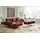 W.Schillig Sofakissen run 62 x 20 cm Rot