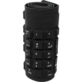 Logilink Flex Tastatur DE schwarz (ID0019A)