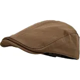Coonoor Flat Cap Schirmmütze Herren Baumwolle Atmungsaktiv Einstellbare