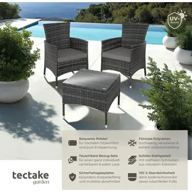 Tectake tectake® Rattanset Luzern für 2 Personen