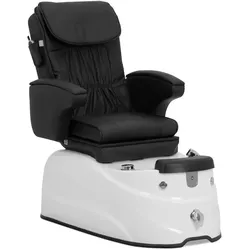 physa Fußpflegestuhl elektrisch - mit beleuchteter Fußwanne und Massagefunktionen - 105 W - 150 kg - schwarz