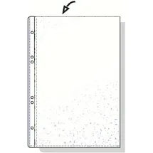 Hetzel Prospekthülle A6 PP, genarbt, 0,075 mm oben offen, 50