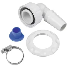 xavax Siphonanschluss für Wandeinbau-Siphons ohne Reinigungsöffnung