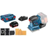 Bosch GSS 18V-10 / 1 x 5,0 Ah + Ladegerät + Zubehör-Set in L-Boxx