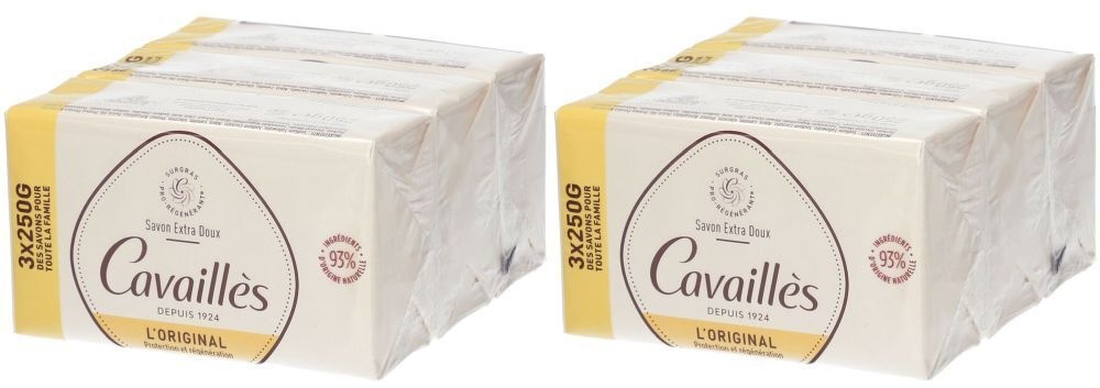 Rogé Cavaillès savon surgras extra-doux 2x750 g savon