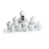Home4You Kaffeeservice 72-tlg. rund weiß