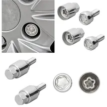 PRO PLUS Felgenschloss Set von 2 Stück 12 x 1,5 mm Gewindelänge 22 mm