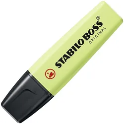 Textmarker - STABILO BOSS ORIGINAL Pastel - Einzelstift - Prise von Limette