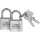 Burg Wächter 36161 Vorhängeschloss 40.00 mm gleichschließend Aluminium Schlüsselschloss