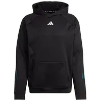 Adidas Herren Kapuzensweat Train Icons 3-Streifen, BLACK/ARCNGT/WHITE, XXL