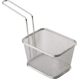 APS Servier-Frittierkorb 40621 13 x 10,5 cm Höhe 9 cm Silber