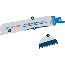 Bosch PRO Thick Metal precise S937HBF Säbelsägeblatt 150 mm 5 Stück