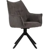 Esszimmerstuhl Ginosa dark grey drehbar