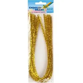 Folia Chenilledraht Pfeifenputzer gold 8 mm Ø 50 cm 10 Stück