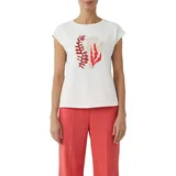 Comma, T-Shirt, weiß, 40