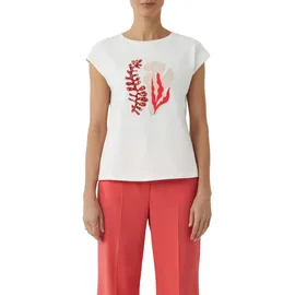 Comma, T-Shirt, weiß, 40