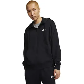 Nike Sportswear Club Herren-Kapuzenjacke Black/Black/White L