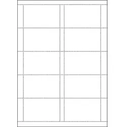 SIGEL Visitenkarte hochweiß 150 Karten perf. DP839 Format 85x55mm 200g