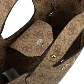 GUESS Handtasche Calista 2 in 1 Mini Tote Latte Logo