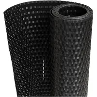 vidaXL Balkonverkleidung 400 x 80 cm Schwarz Rattan