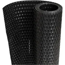 vidaXL Balkonverkleidung 400 x 80 cm Schwarz Rattan
