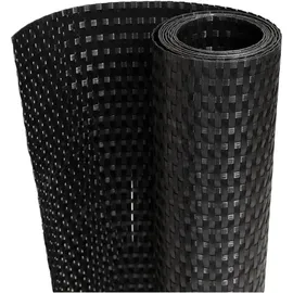 vidaXL Balkonverkleidung 400 x 80 cm Schwarz Rattan