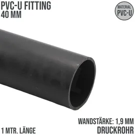 tubofuro(pt) Druckrohr 1 m grau