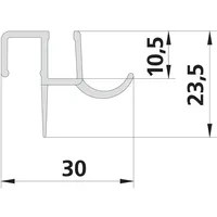 Kermi 5525 1x Dichtleiste 5500 08A Länge 985 mm