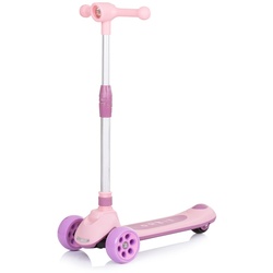 Chipolino Kinderroller Orbit 3 LED-Räder Bremse Lenker höhenverstellbar klappbar rosa